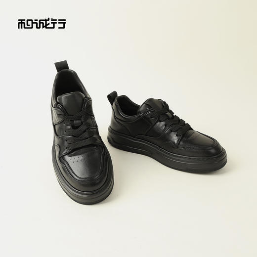 和诚行2026春季新款时尚平底板鞋户外百搭小白鞋男式休闲鞋1320103 商品图2