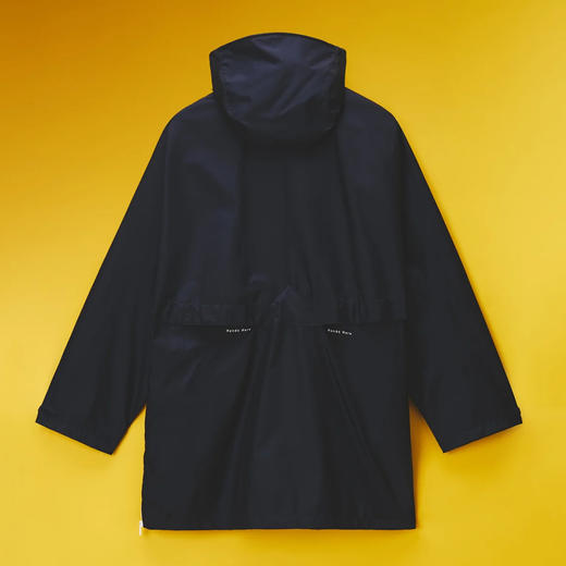 Napapijri 中性Martine Rose联名 Rainforest Axl 字母徽标贴片连帽雨衣 蓝色 NP0A4FI2B2Q1 商品图1