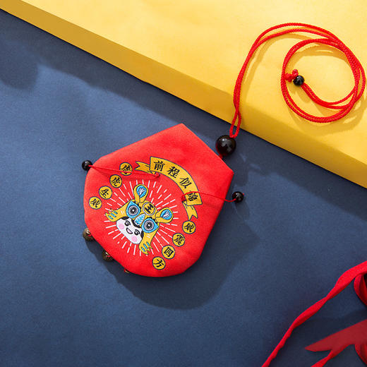 【祈愿吉品】虎虎生威宝宝肚兜香囊亲肤棉材质新生儿童满月香囊 商品图1