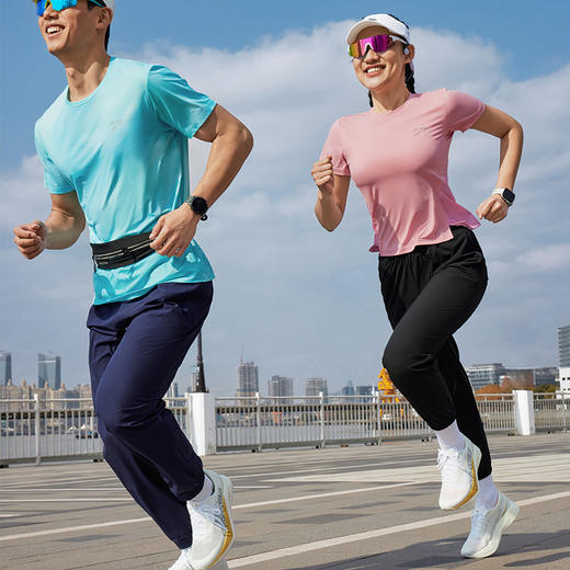 多威新款休闲运动收腿男女运动裤长裤3652148 商品图5