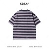 26T62SDSA男装2026新款美式复古条纹t恤重磅宽松肌理撞色设计感短袖 商品缩略图5