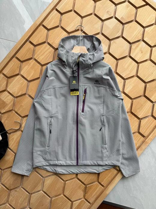 F022748华夫格防风透气耐磨防泼水男女户外轻薄软壳衣休闲夹克 商品图6