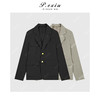 PanYiXiu/潘依绣羊毛简约高级感工装口袋单排扣翻领西装W-62376 商品缩略图0
