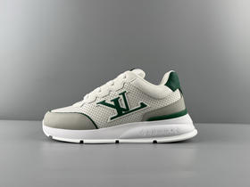 春季特惠💰680 LV 纯原版本 # 驴家 秋冬男士系列 Classic 牛皮革 圆头系带 低帮 生活休闲鞋