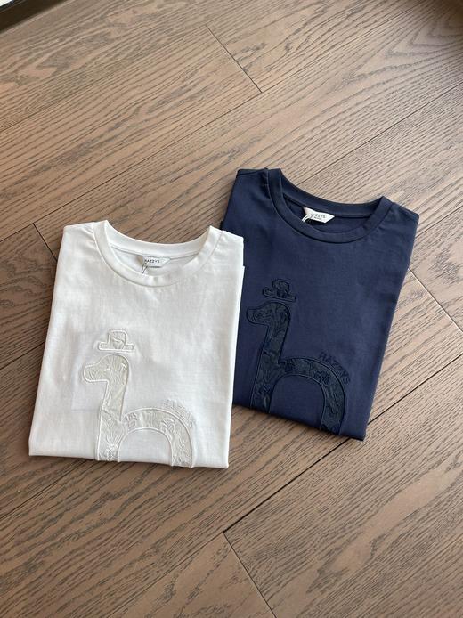 点此购买 哈吉斯春夏季大狗狗女款刺绣短袖T恤 mp 341001 商品图12