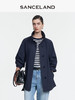 三石一澜SANCELAND薄棉立领风衣SK15202067 商品缩略图2