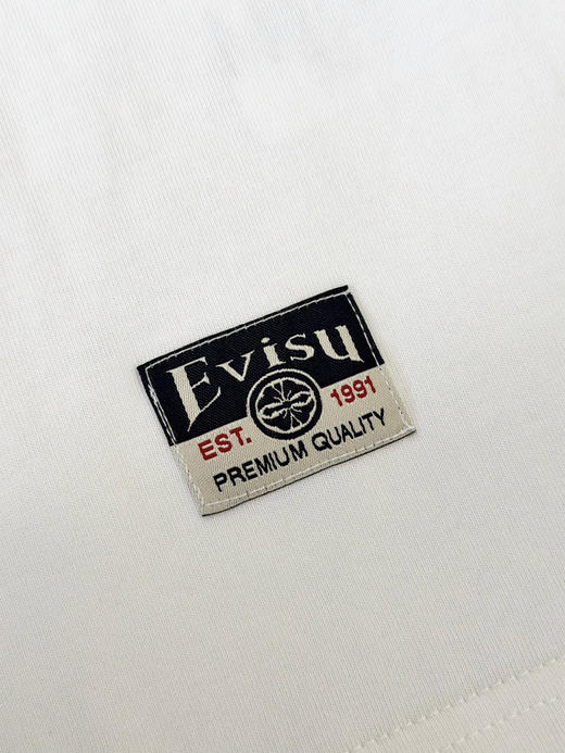 原单日潮EVISU福神小海鸥几何长袖T恤，情侣款！
颜色：白色
尺码：m l xl xxl 商品图5