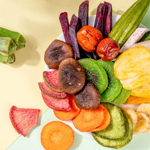 果蔬脆什锦水果干蔬菜干混合装秋葵香菇脆芒果香蕉片 商品图2