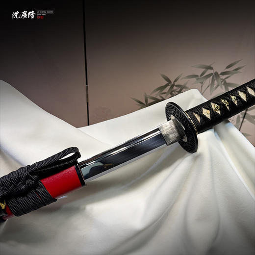 红武士打刀 传统刀剑 沈广隆刀剑 武士 未开刃 商品图2