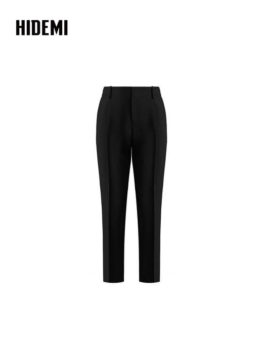 HIDEMI 绵羊毛经典立裁褶裥显瘦锥裤西裤长裤 商品图6