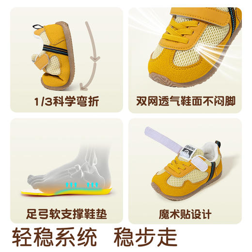 EBMINI英贝米尼儿童运动鞋2026春季新款时尚潮流网面跑步鞋男童休闲鞋女22-31 商品图4