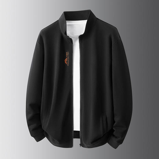 【DDS】【100%棉】大依优型大码男装全棉春季休闲卫衣外套纯棉夹克商务百搭运动长袖 商品图4