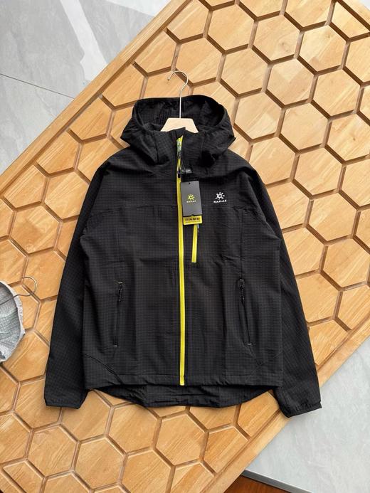 F022748华夫格防风透气耐磨防泼水男女户外轻薄软壳衣休闲夹克 商品图3