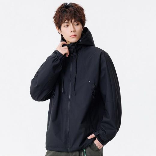 【DSL】大依优型大码男装春秋夹克外套加肥加大码休闲运动上衣夹克外套 商品图3