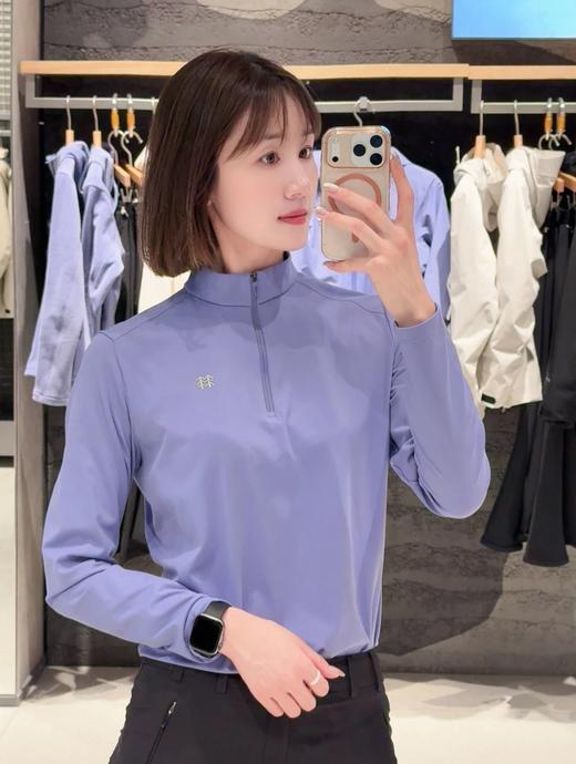 一店k （代工厂订单！）26ss早春新款！哇塞！也太显瘦了吧！轻轻松松掉肉10斤！微拉绒面料巨巨巨舒服😌！小树户外休闲女士半拉链长袖运动T恤 超绝弹力显瘦内搭！ 商品图6