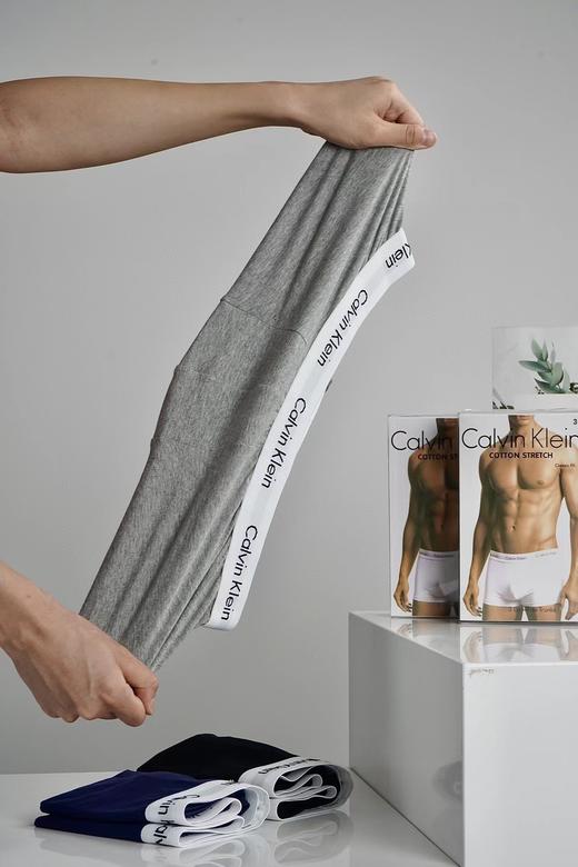 F022787三只装男士平角内裤棉四角舒适透气内裤 商品图12