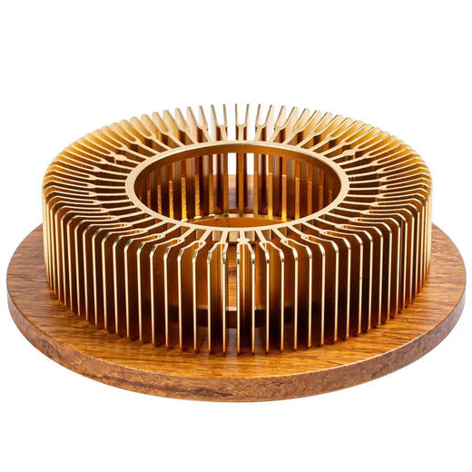 轻奢金炉子温茶炉14cm 商品图0