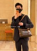 F022778女士单肩包carryall横版棕色老花腋下包 商品缩略图5