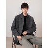 GXG男装 休闲简约翻领仿麂皮夹克外套男  秋季热卖夹克G24X213050 商品缩略图4