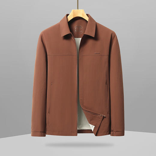 【DWP】大依优型大码男装翻领工装夹克外套宽松春季休闲商务时尚品质上衣 商品图6