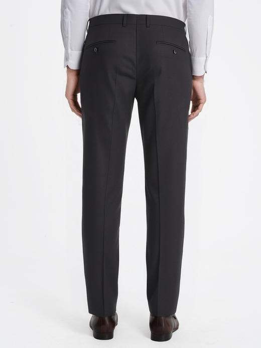 callisto咖色绵羊毛混纺西裤 商品图4