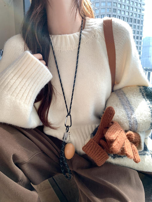 <曾小咸推荐>3.2现货秒杀！微信超特价！韩版2色宽松慵懒风毛衣 日常159.99 立减70 秒杀89.99！ 商品图12