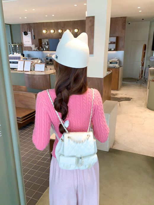 <曾小咸推荐>3.17现货秒杀 ！微信超特价！粉色V领修身显瘦毛织衫上衣 日常209.99 立减120 秒杀89.99！！粉色高腰直筒裤（加绒）秒杀79.99！ 商品图10