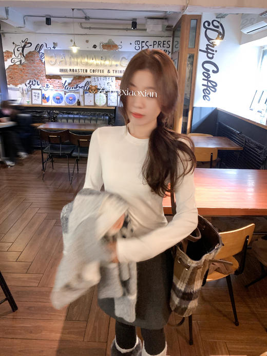 <曾小咸推荐>3.2现货秒杀！微信超特价！2色韩系灰色毛呢包臀裙半身裙 日常139.99 立减70 秒杀69.99！ 商品图13