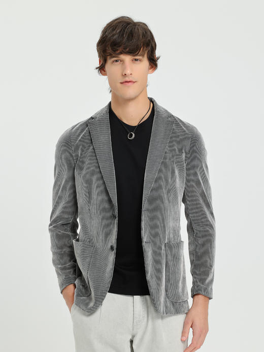 callisto灰色网纱植绒弹力便西 商品图2