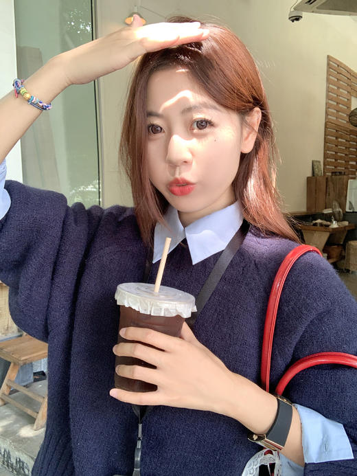 <曾小咸推荐>3.2现货秒杀！微信超特价！韩版2色宽松慵懒风毛衣 日常159.99 立减70 秒杀89.99！ 商品图8