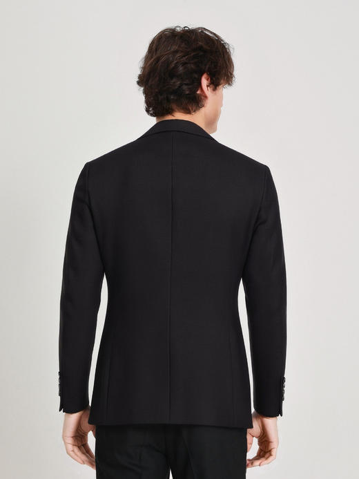 callisto咖色绵羊毛混纺西服 商品图4