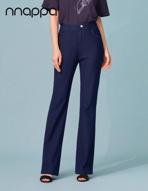 超细滑外穿时尚牛仔微喇裤PA29282 商品图0