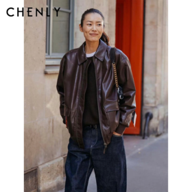 尘衣｜26SS西班牙进口绵羊皮刘雯同款皮衣