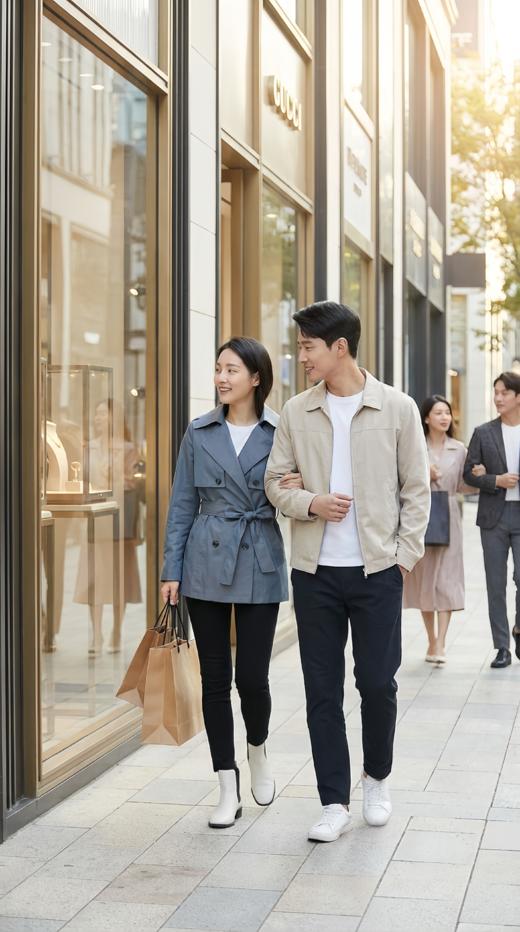 造型袖捏褶翻领收腰系带中长款外套 商品图2