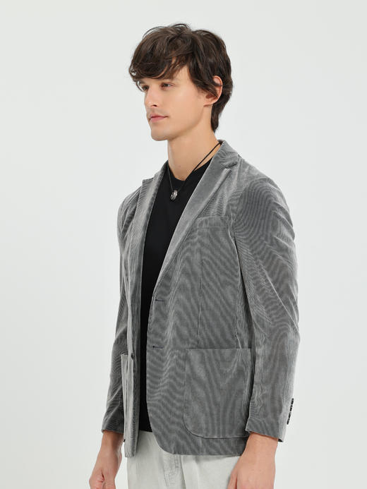 callisto灰色网纱植绒弹力便西 商品图3