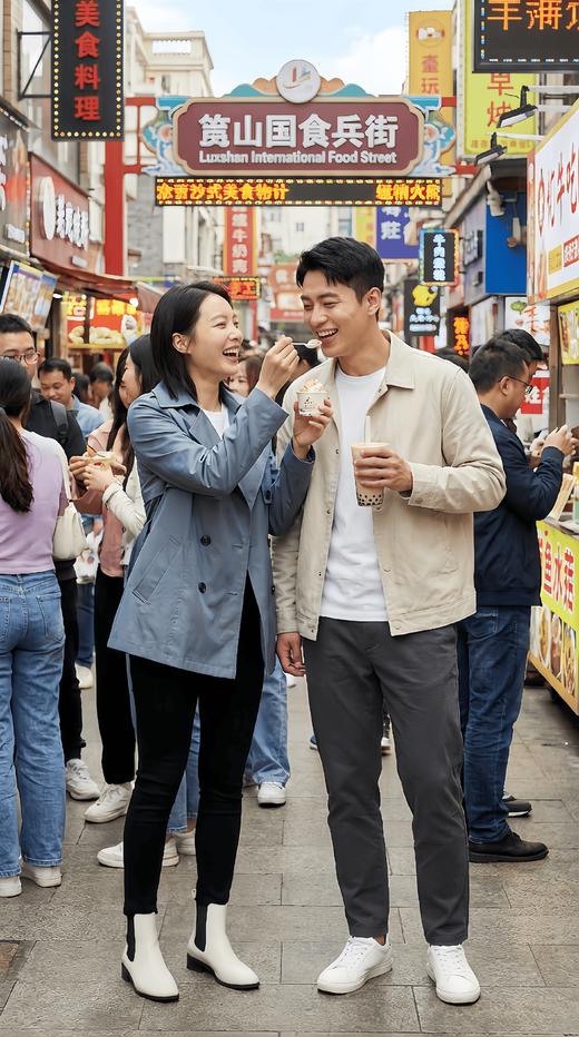 造型袖捏褶翻领收腰系带中长款外套 商品图4