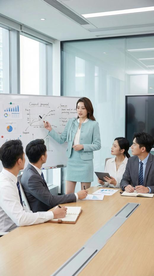 侧拉链开叉造型A字裙裤 商品图3