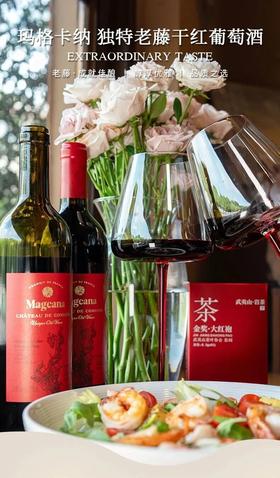 玛格卡纳·独特老藤干红+红茶尊享礼盒 ｜ 茶酒相伴，得意圆满！自品惬意，送人惊喜