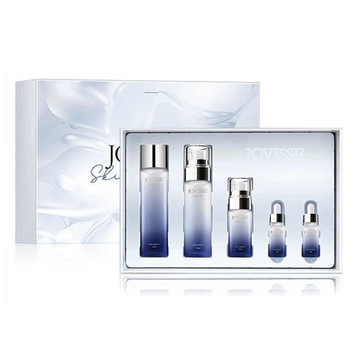 g【节日限定组合】中国珠宝金风玉露足金镶和田玉转运珠+JOVISSE玻尿酸沁润五件套套盒 中国珠宝官方授权 品质保障 商品图6