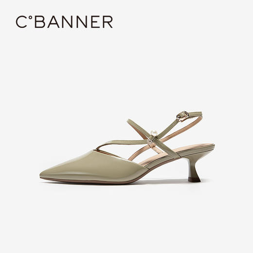 【静音系列】千百度裸色细高跟时装凉鞋女2026夏季新款法式凉鞋A26285631 商品图2