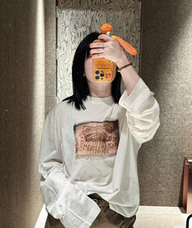 预售acne做旧长袖T恤打底衫011007