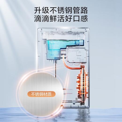 海尔（Haier）管线机 超薄壁挂式饮水机 家用无胆即热式直饮机厚膜速热 4档水温调节净水器净饮机伴侣管线机 新款HGRZ2318【升级不锈钢管路】银灰色 商品图2