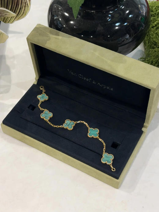 梵克雅宝 五花 孔雀石 手链 商品图1