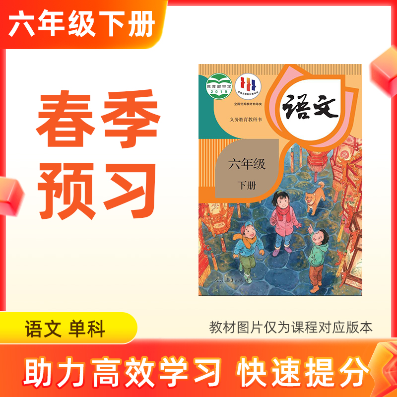 【语文】六年级下册预习 单科