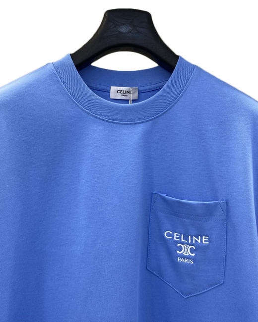 中性款口袋刺绣短袖T恤la008 商品图2