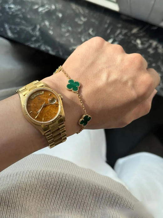 梵克雅宝 五花 孔雀石 手链 商品图3