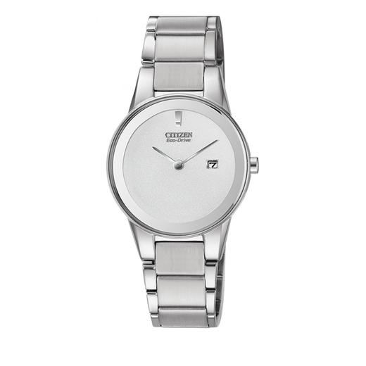 西铁城光动能不锈钢防水日历时尚女表GA1050-51A 商品图4