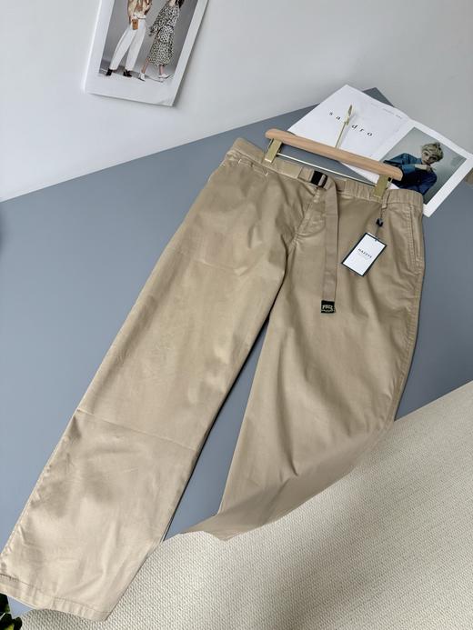 点此购买 哈吉斯春秋季男士纯色简约棉质休闲宽松长裤 xj 341052 商品图14