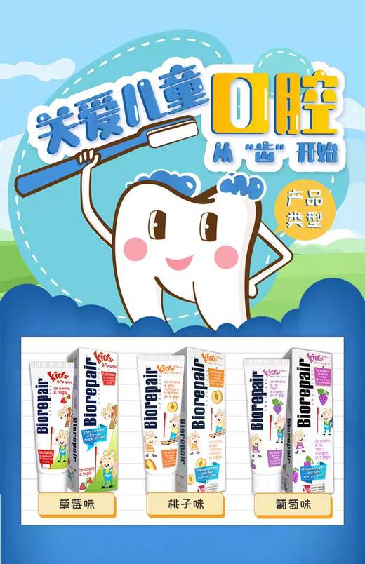 贝利达儿童护齿/护齿牙膏50ml(0-6岁)草莓/桃子/葡萄味/BLD-35634/BLD-54093/BLD-69202/BLD-71076 商品图5