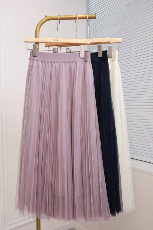 灵缈酝梦|优雅气质百褶纱裙 商品图3